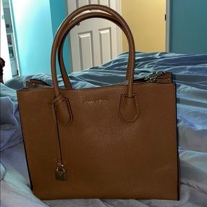 michael kors brown satchel
